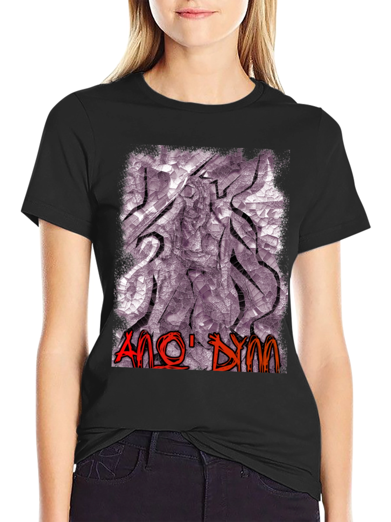 Abstract Graphic Print T-Shirt