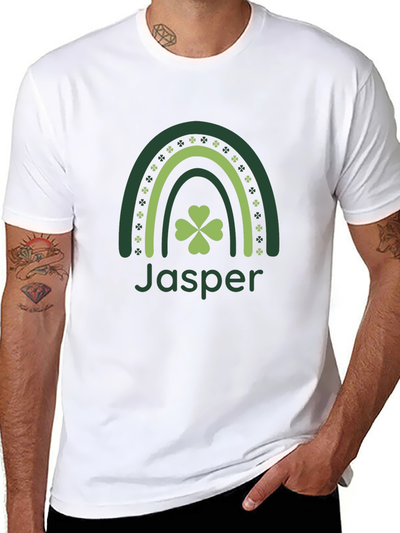 St. Patricks Day Jasper Rainbow T-Shirt