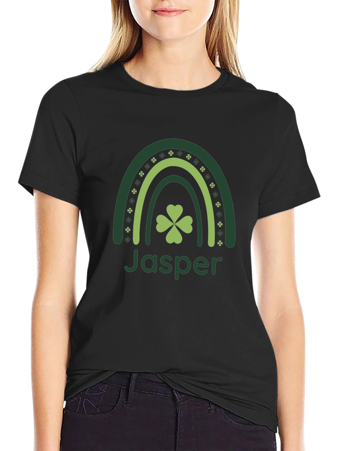 St. Patricks Day Jasper Rainbow T-Shirt