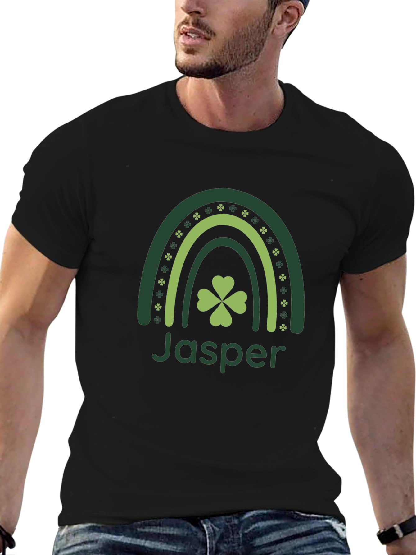 St. Patricks Day Jasper Rainbow T-Shirt