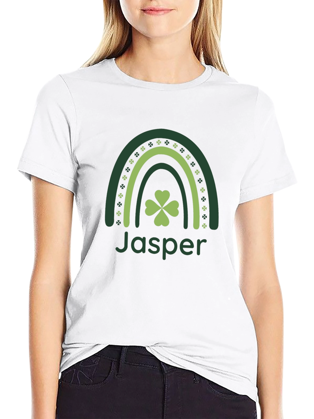 St. Patricks Day Jasper Rainbow T-Shirt