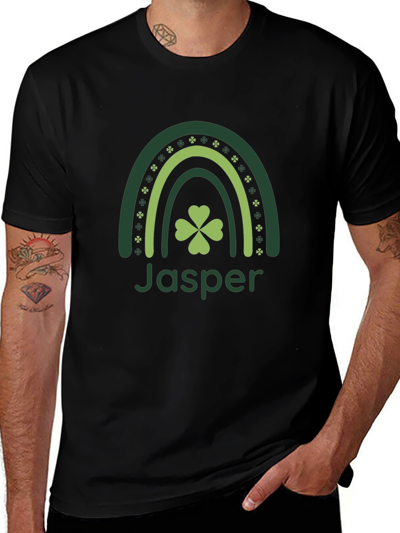 St. Patricks Day Jasper Rainbow T-Shirt