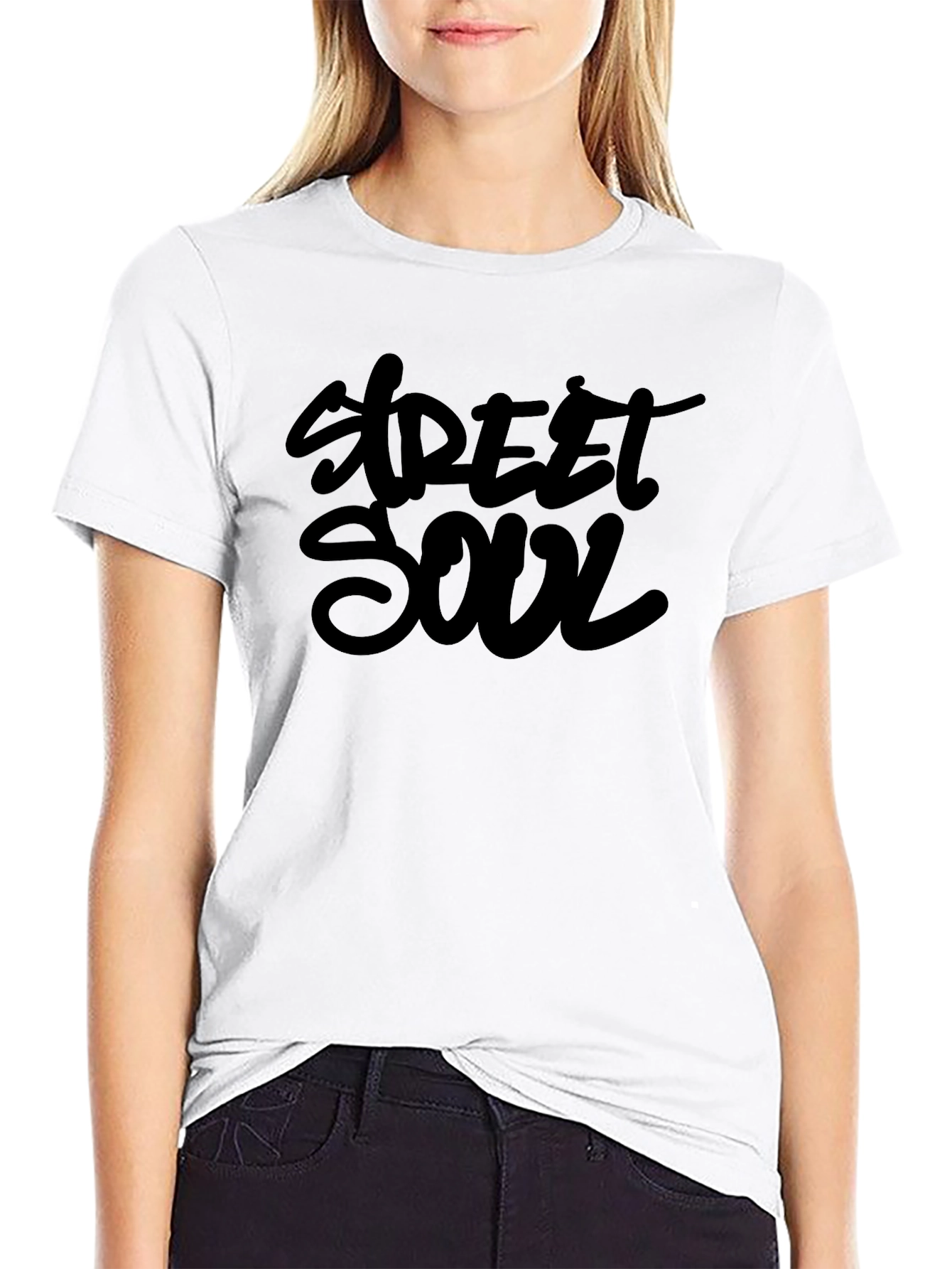 Street Soul Black Graphic T-Shirt