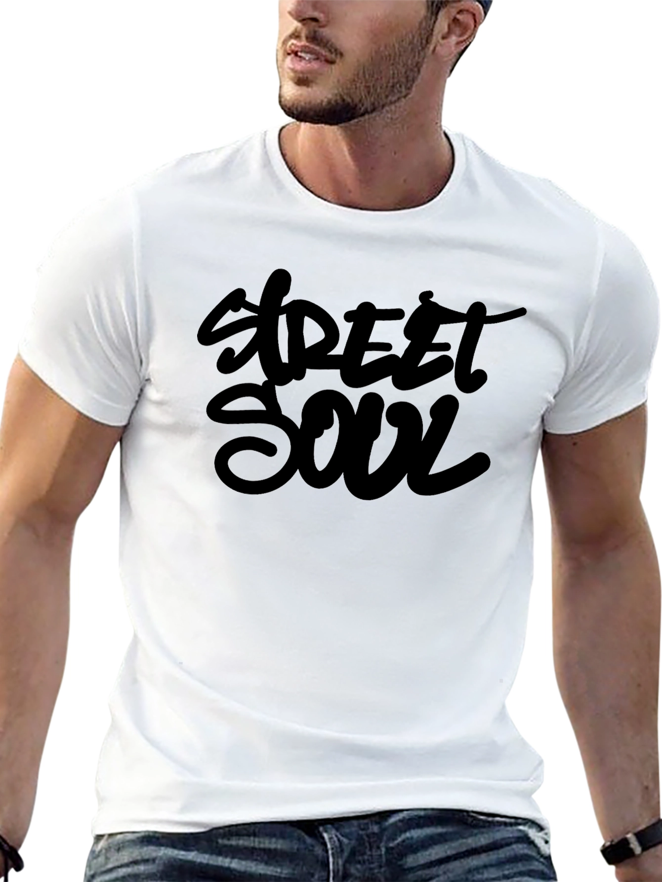 Street Soul Black Graphic T-Shirt