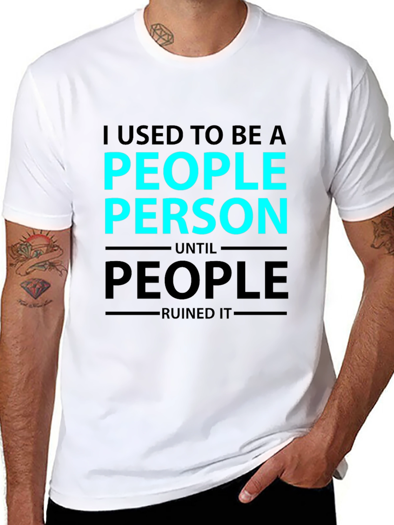 I Used To Be a People Person Graphic T-Shirt