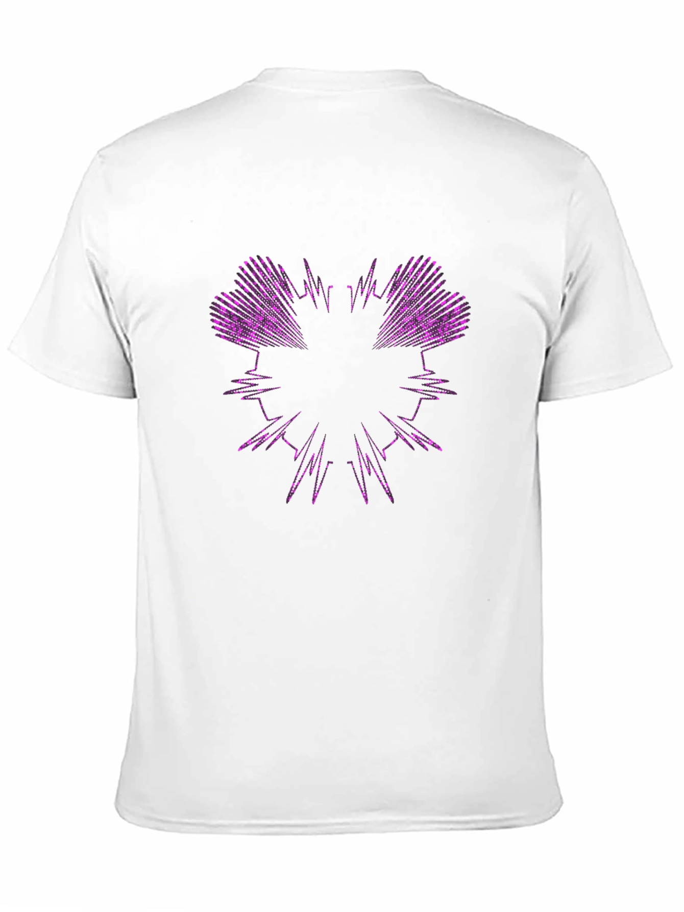 Abstract Heartbeat Graphic Tee - Modern Stylish Shirt