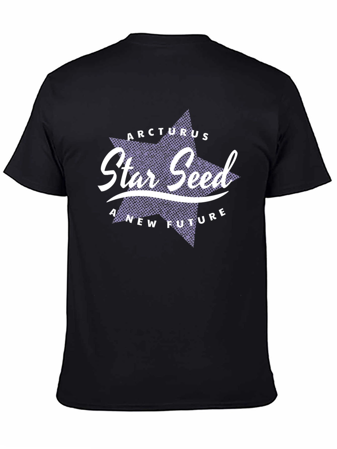 Arcturus Star Seed Black Graphic T-Shirt