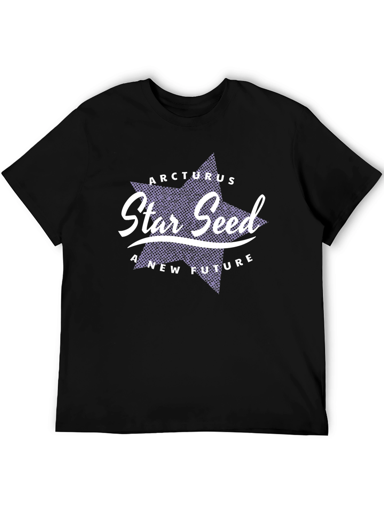 Arcturus Star Seed Black Graphic T-Shirt