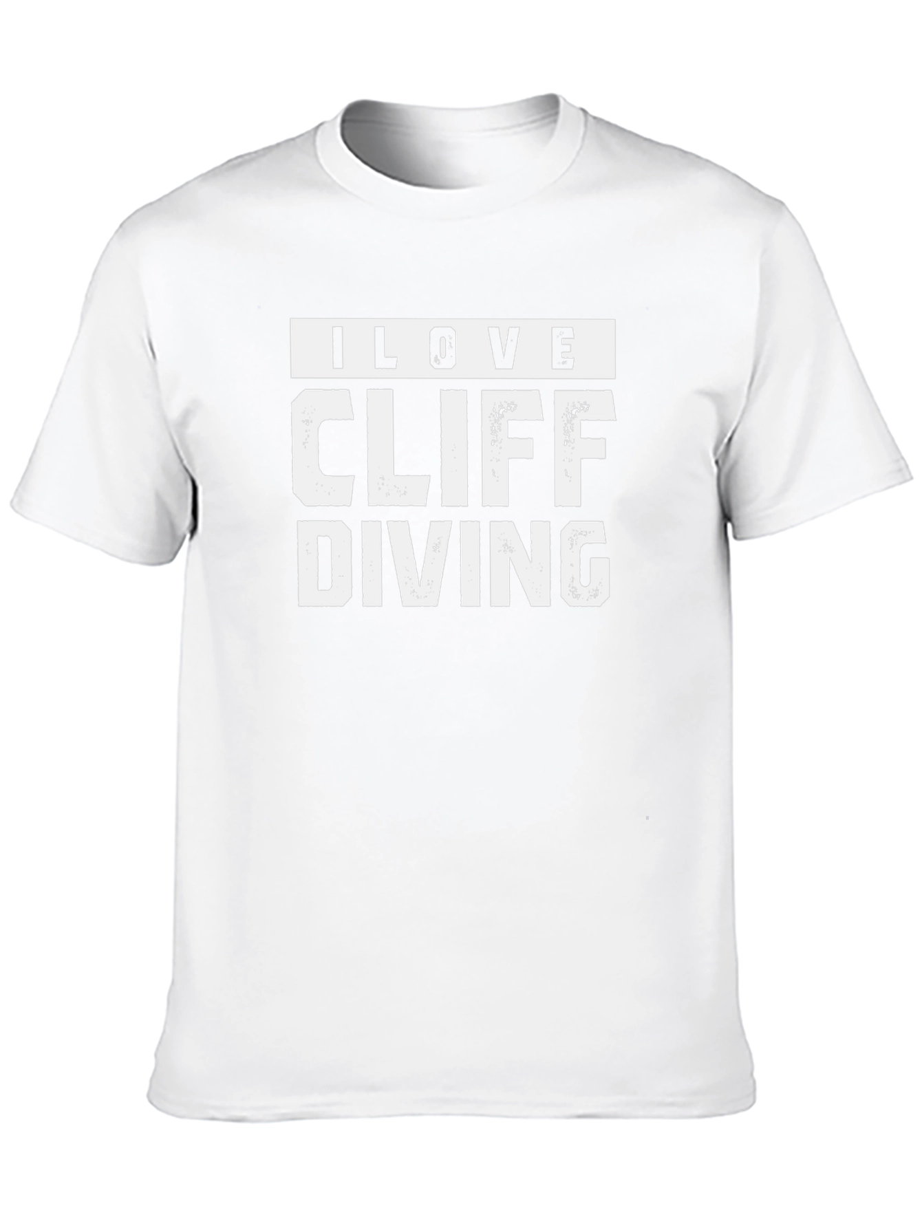 I Love Cliff Diving Graphic T-Shirt