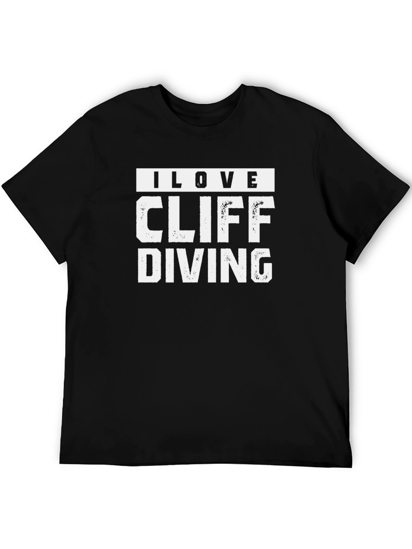 I Love Cliff Diving Graphic T-Shirt