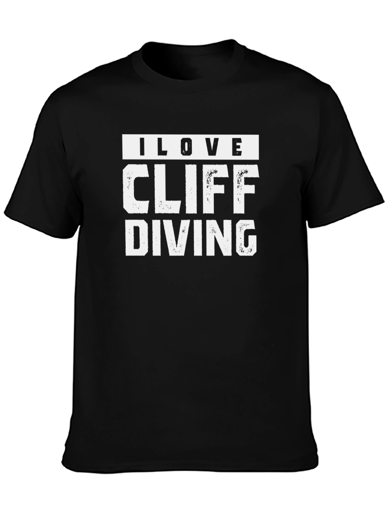 I Love Cliff Diving Graphic T-Shirt