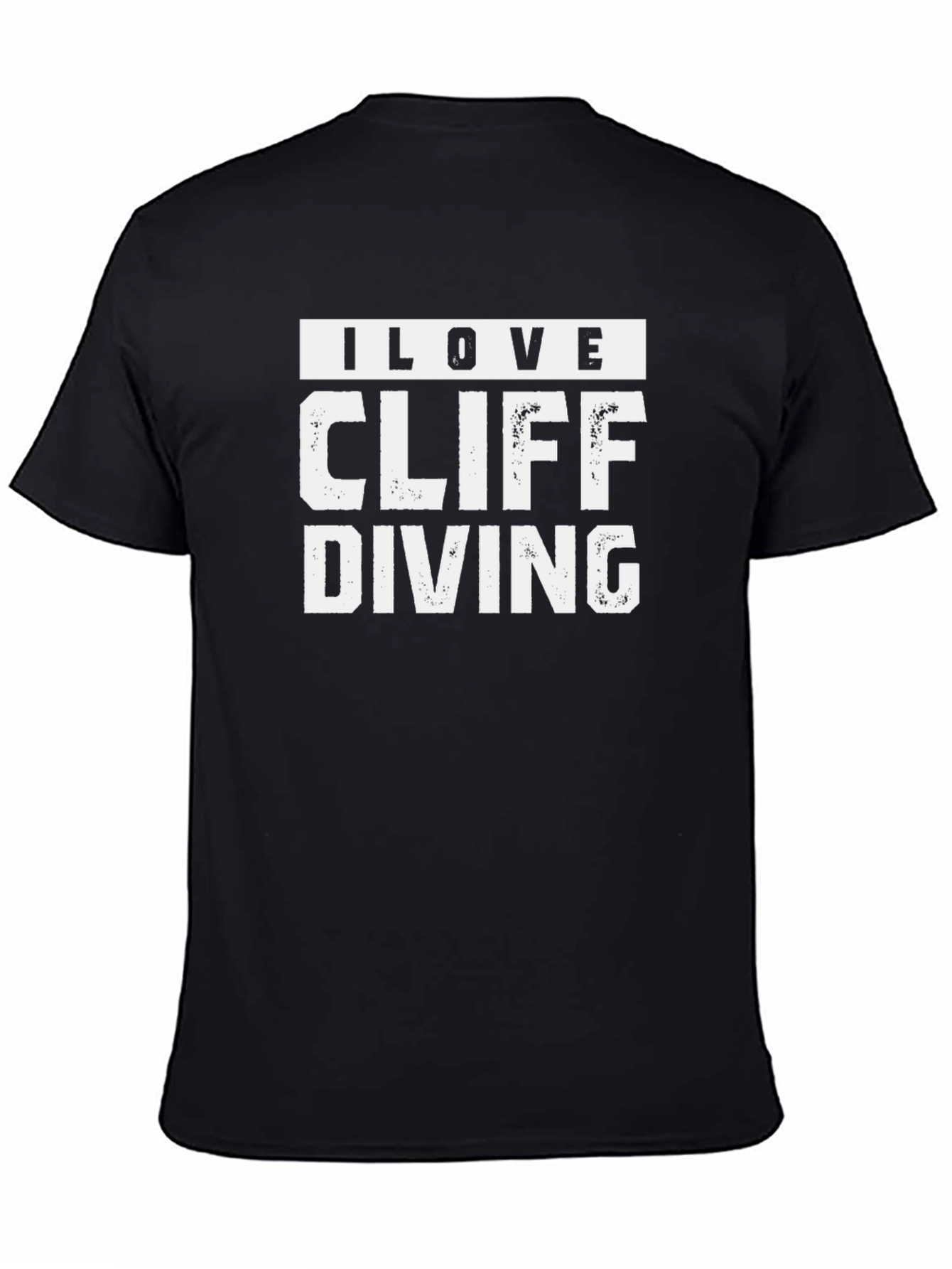 I Love Cliff Diving Graphic T-Shirt