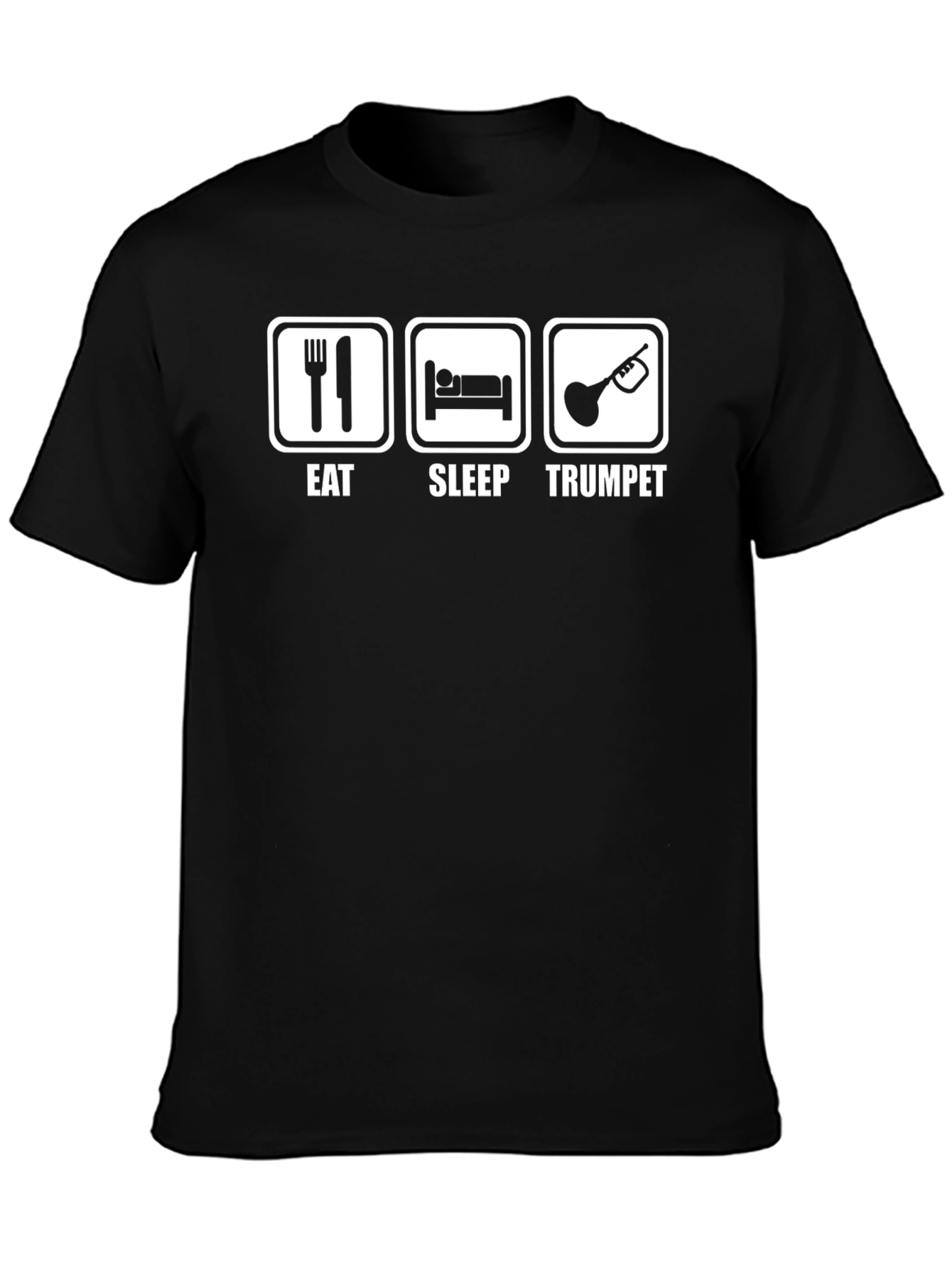 Eat Sleep Trumpet T-Shirt | Musician Gift