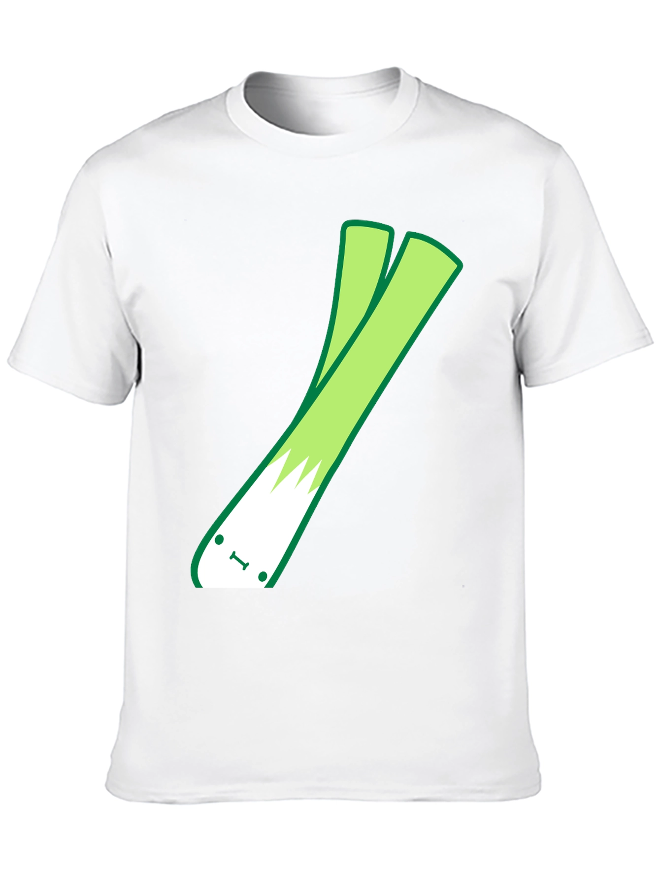 Funny Leek Graphic T-Shirt - Unisex Cotton Tee
