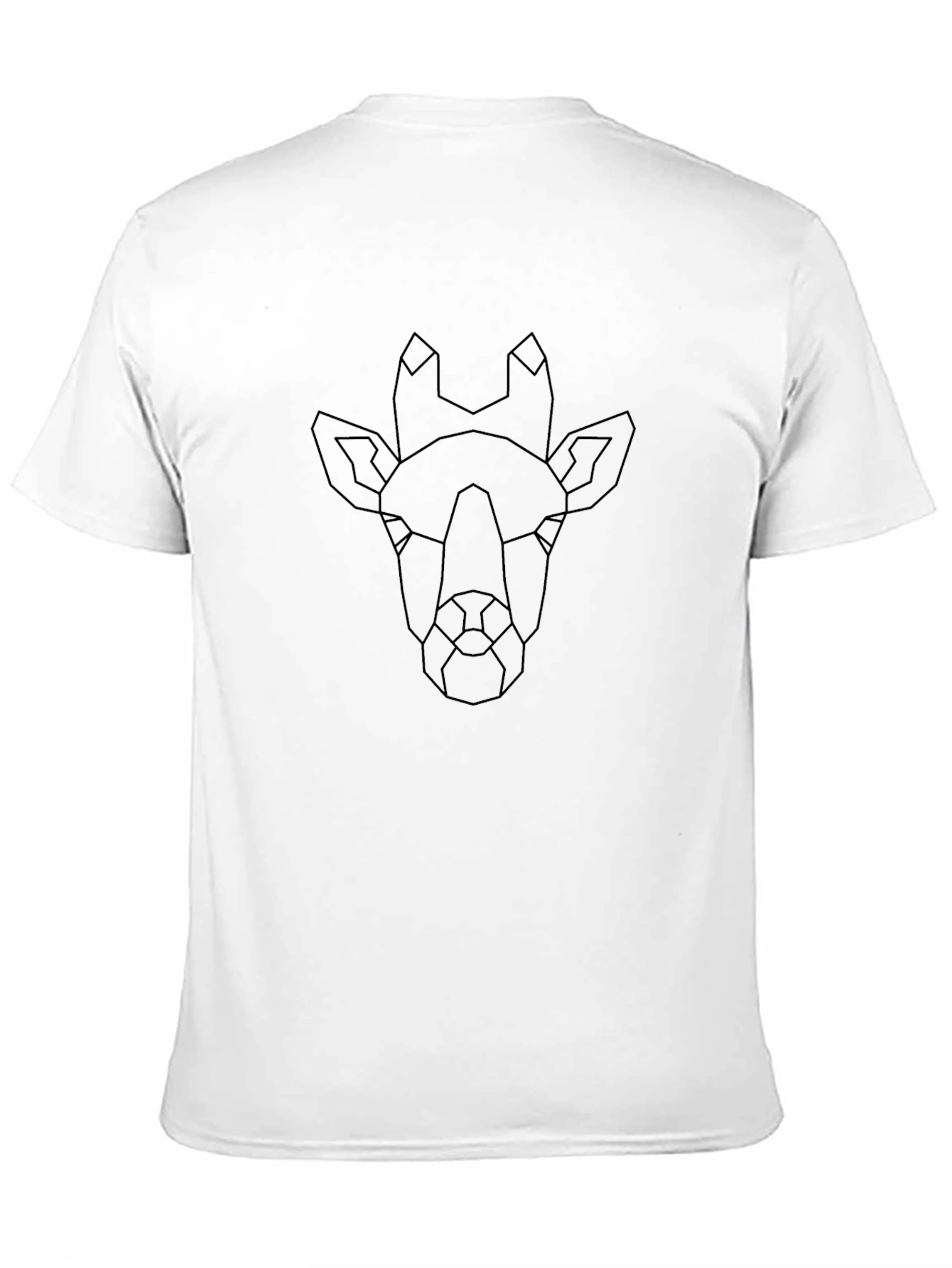 Geometric Giraffe Tee - Modern Minimalist Style