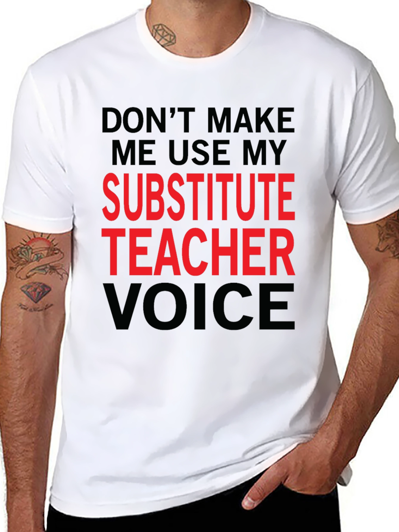 Substitute Teacher Voice T-Shirt