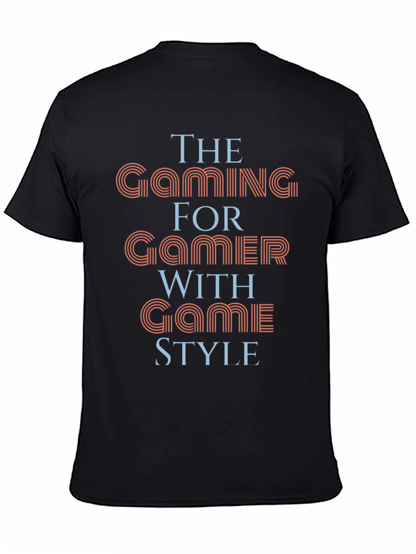 Gaming Gamer Style T-Shirt - Stylish Black Tee