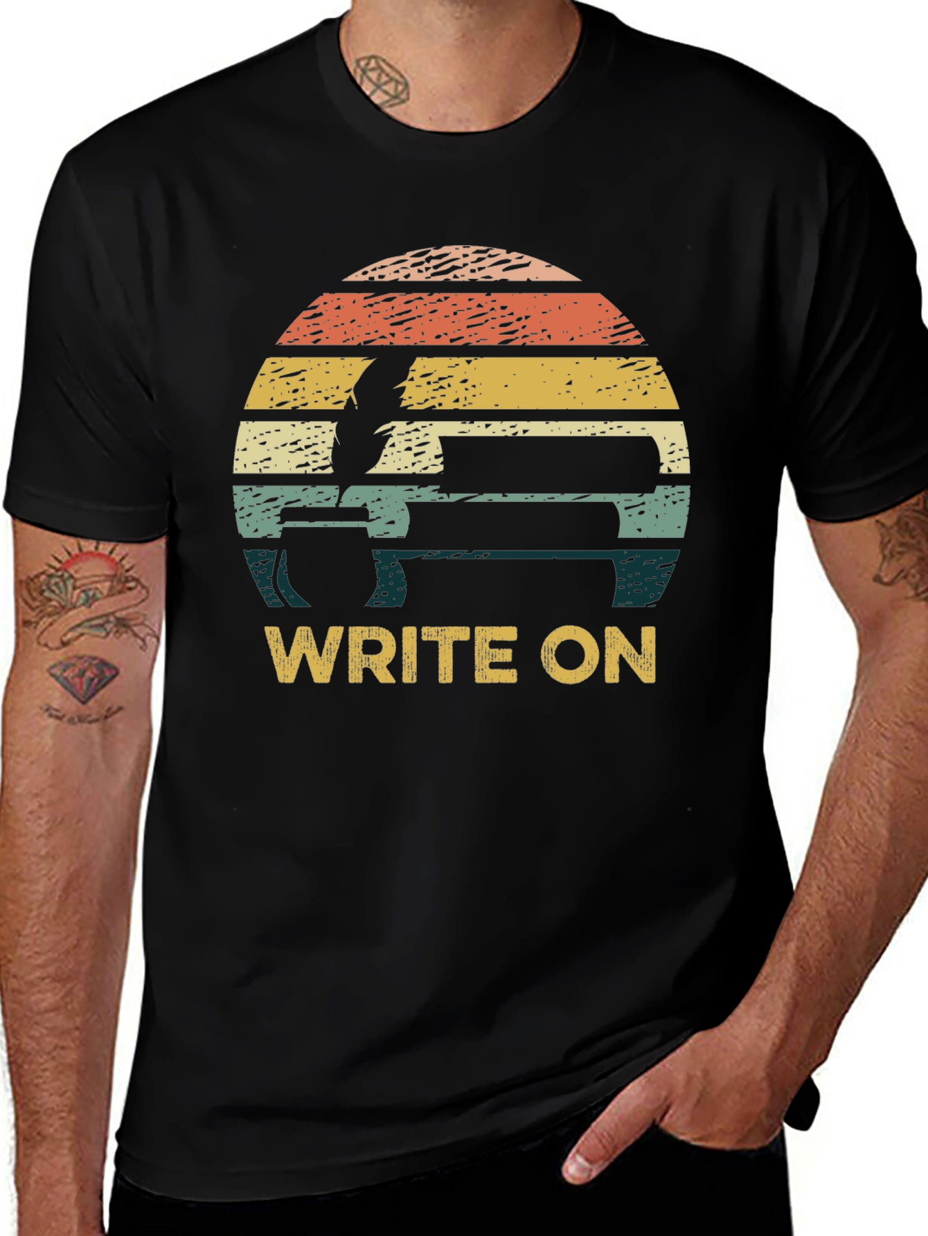 Write On Retro Graphic T-Shirt