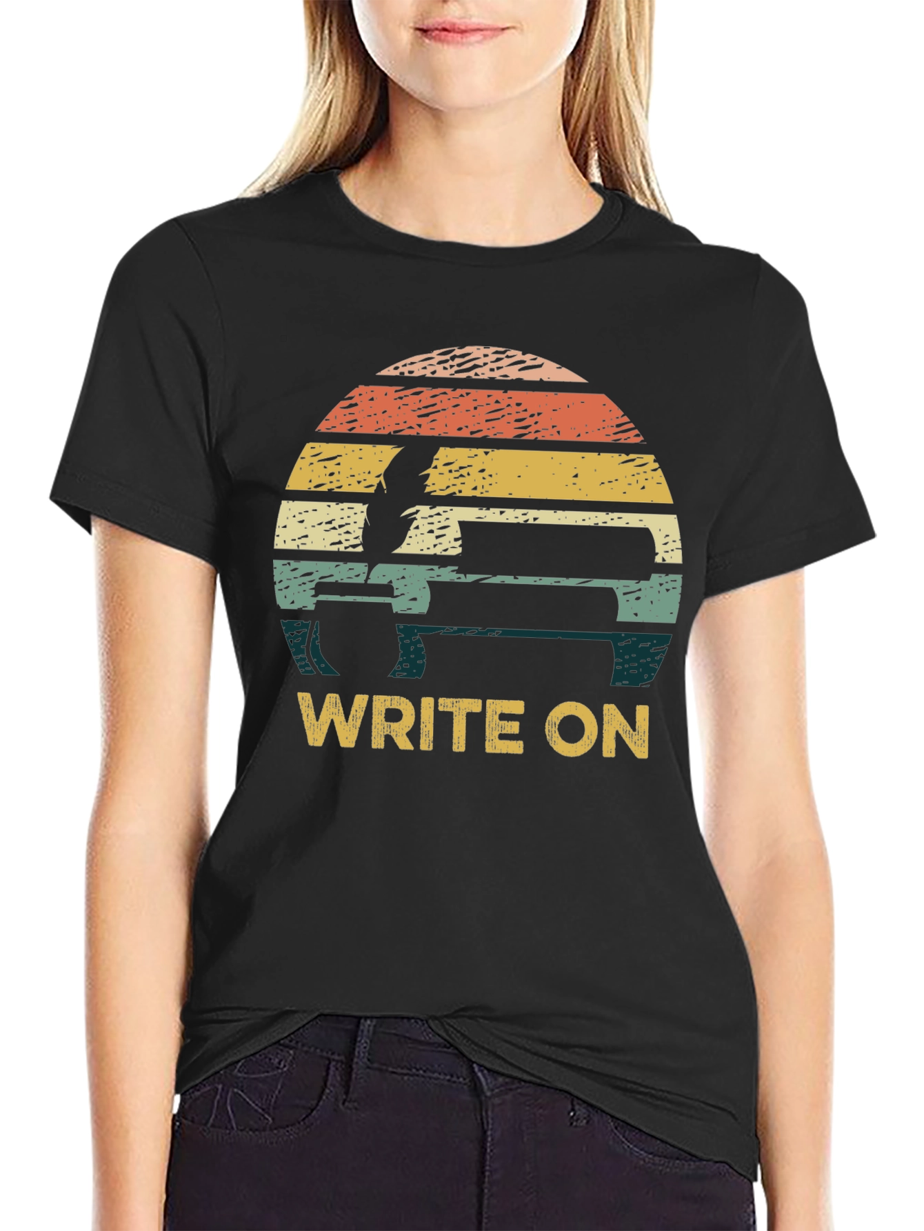 Write On Retro Graphic T-Shirt