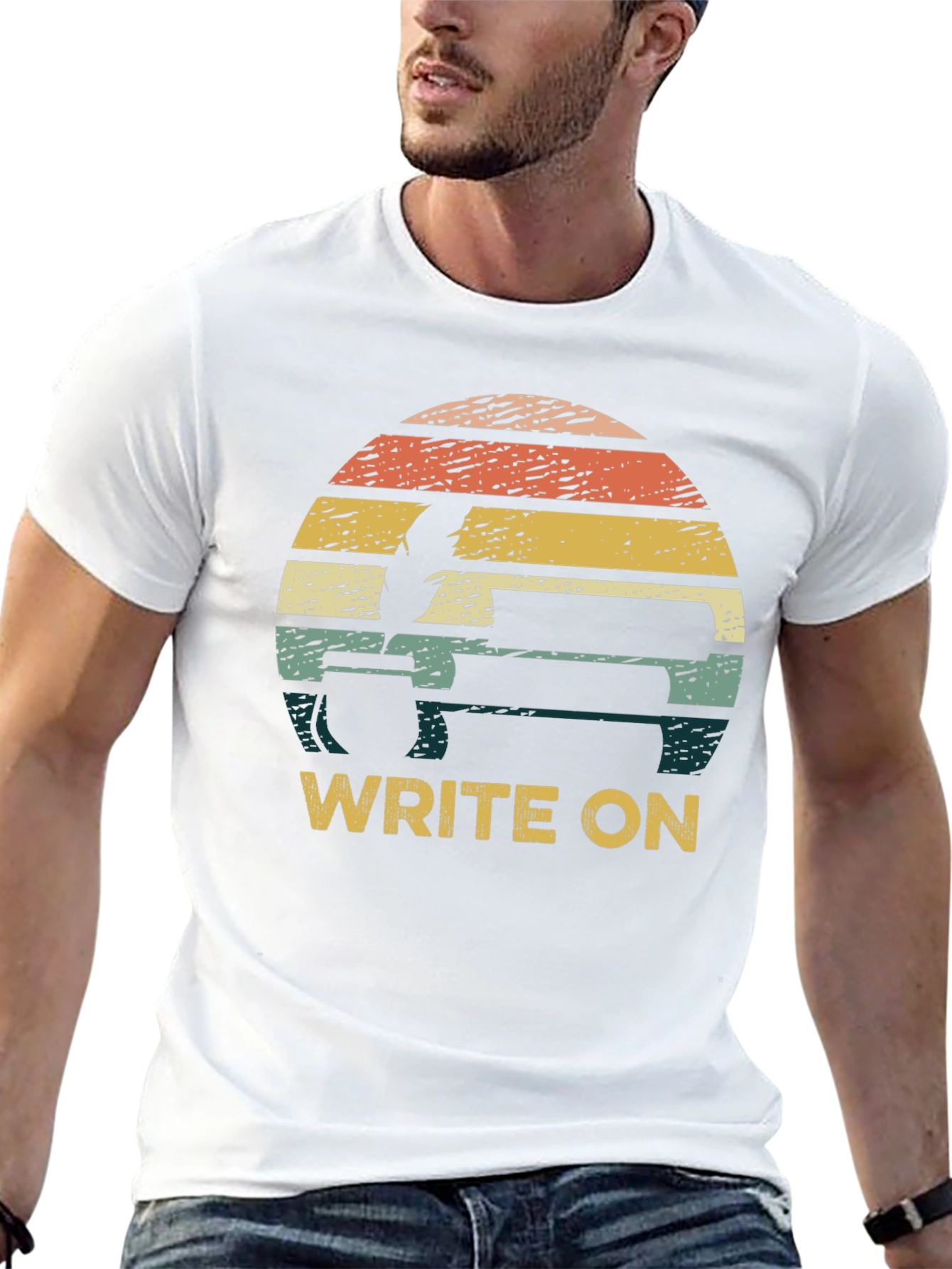 Write On Retro Graphic T-Shirt