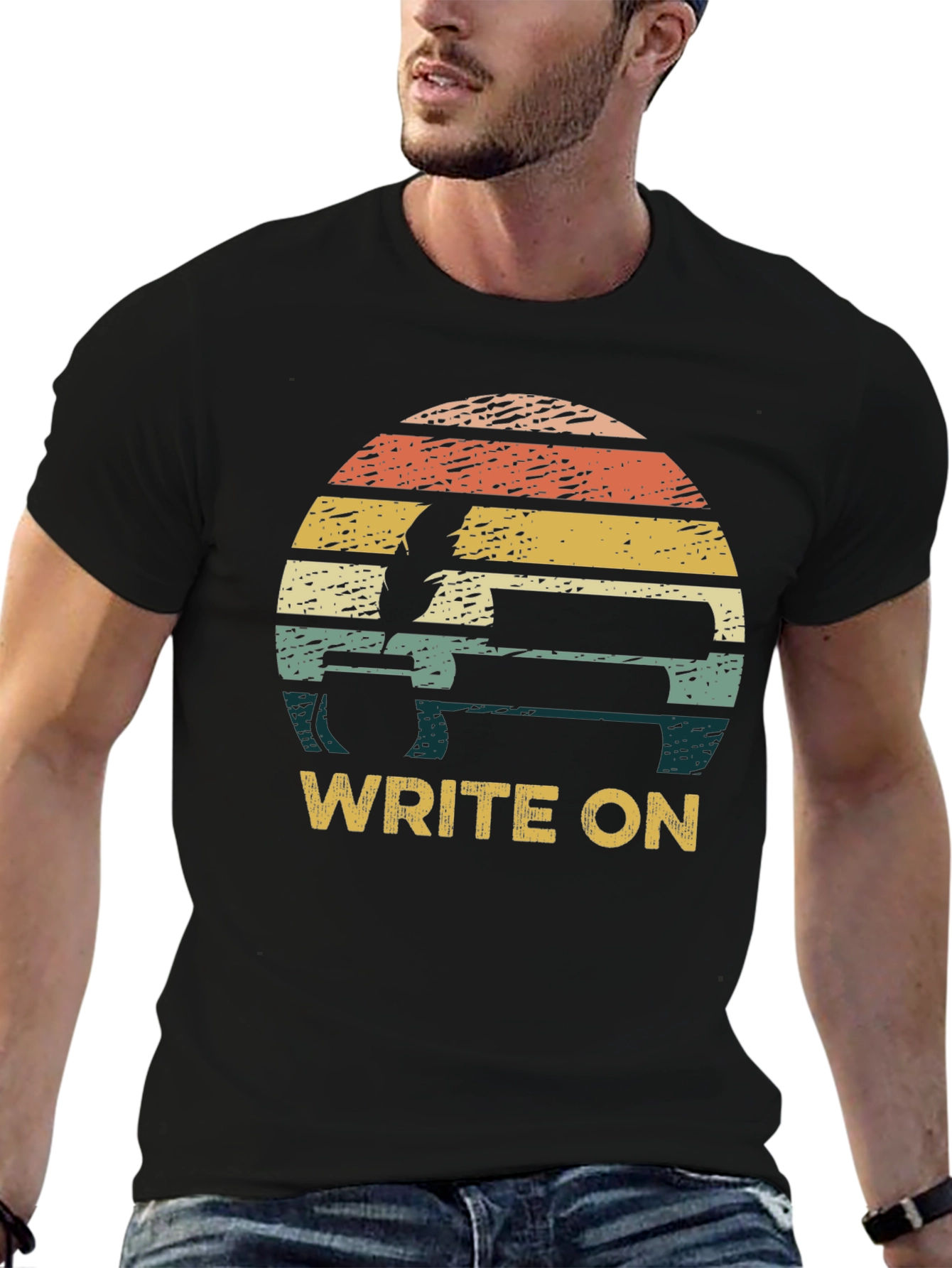 Write On Retro Graphic T-Shirt