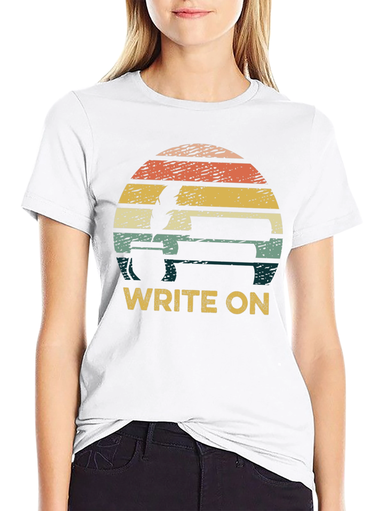 Write On Retro Graphic T-Shirt