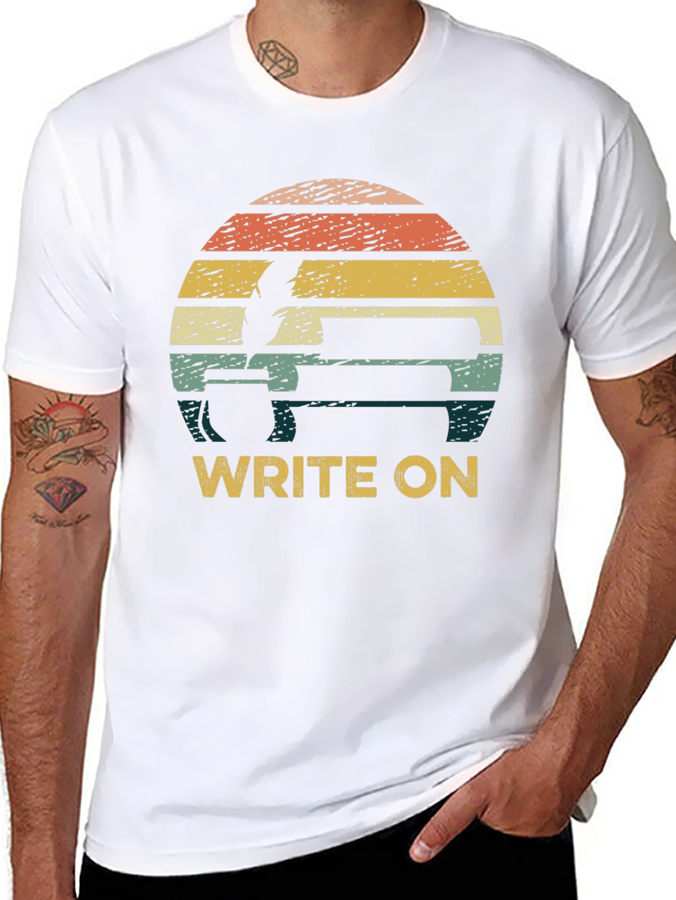 Write On Retro Graphic T-Shirt