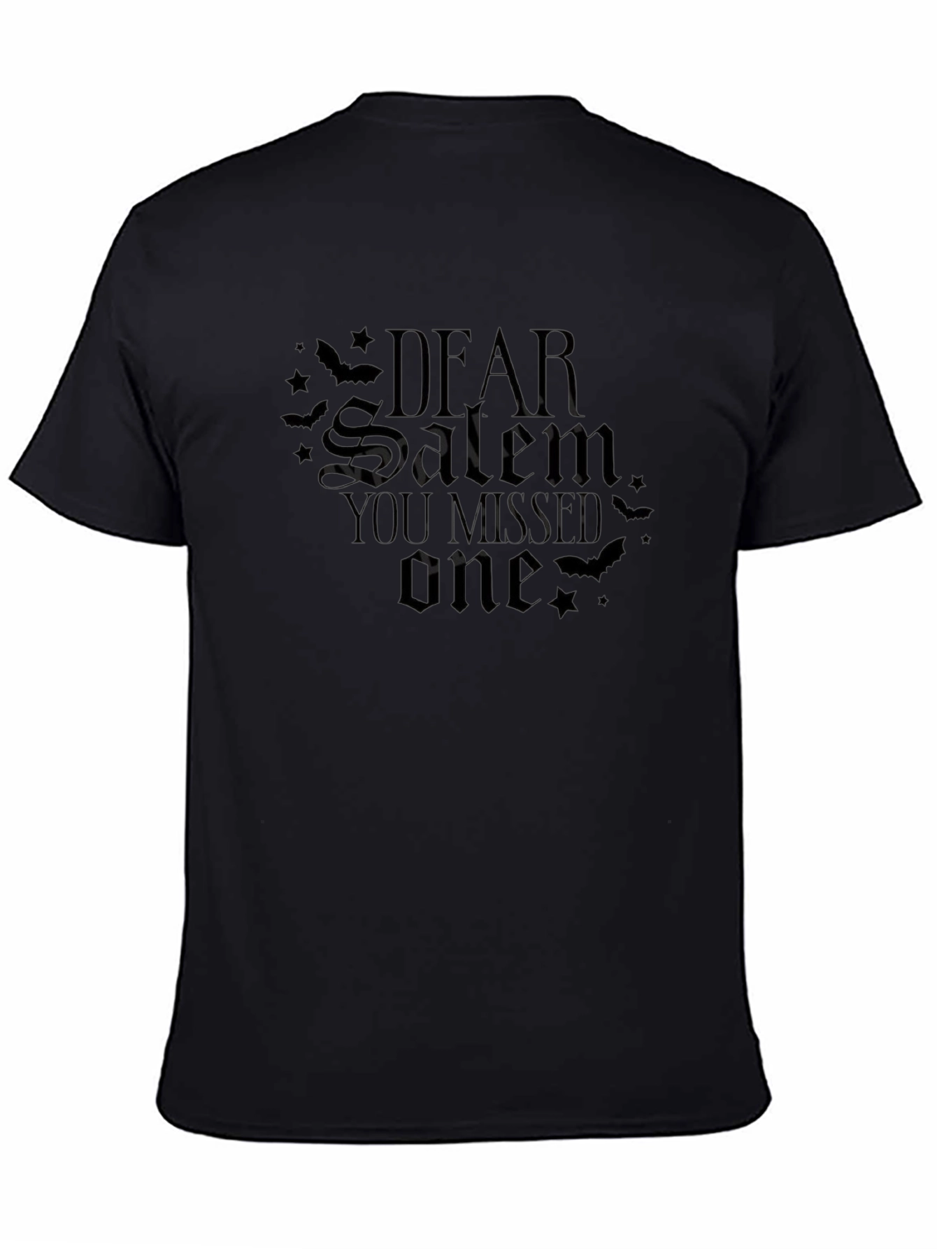 Dear Salem Missed One Black Graphic Tee