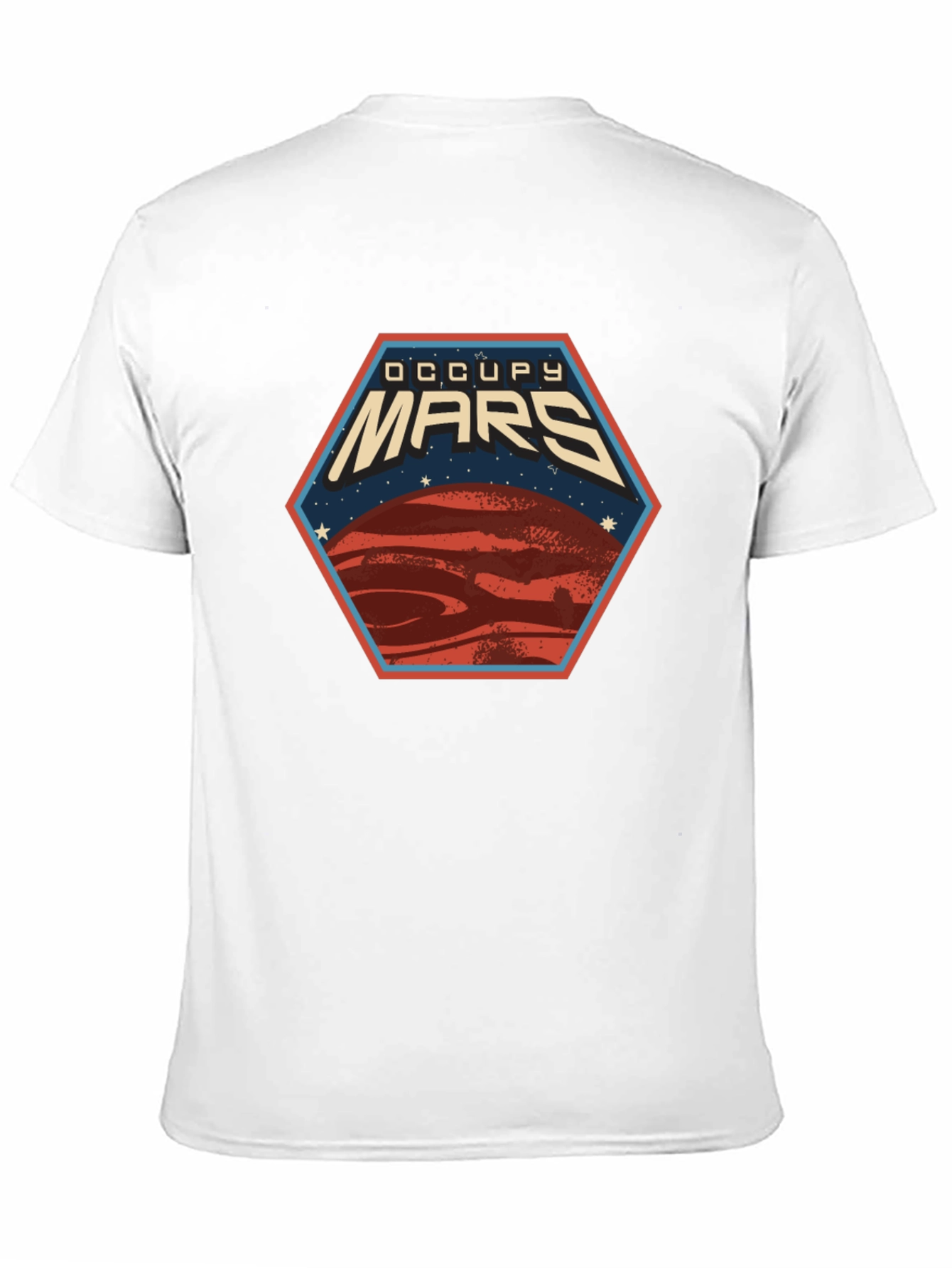 Occupy Mars Graphic Tee - Space Exploration T-Shirt