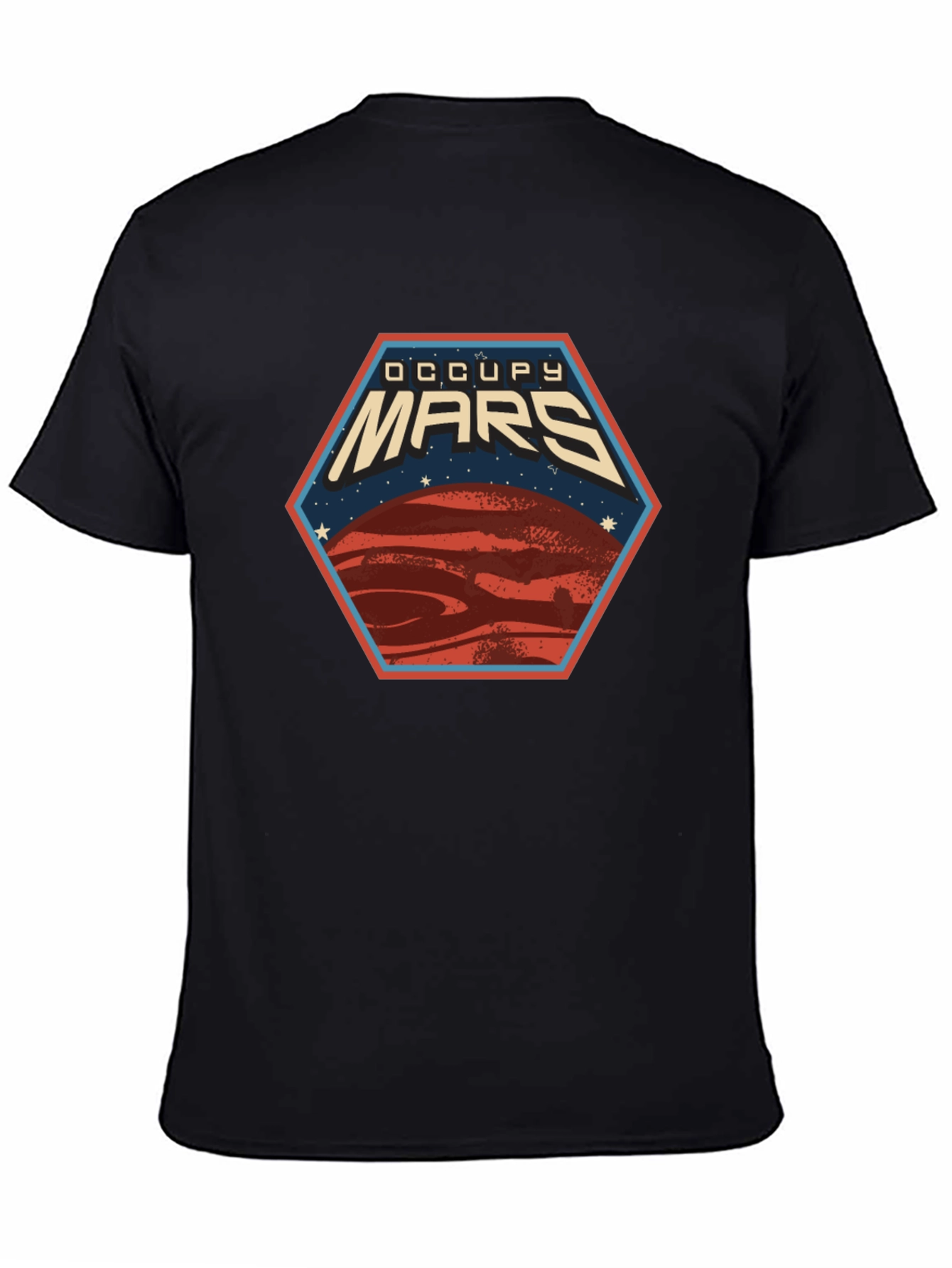 Occupy Mars Graphic Tee - Space Exploration T-Shirt