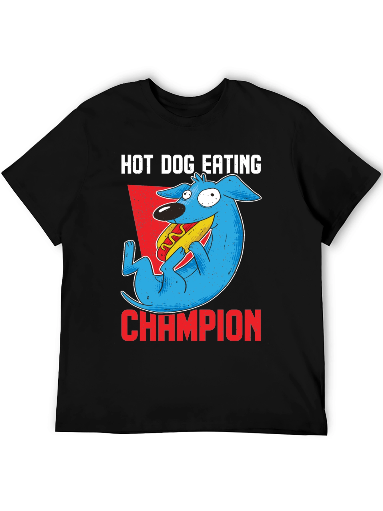 Hot Dog Eating Champion T-Shirt - Fun Graphic Tee
