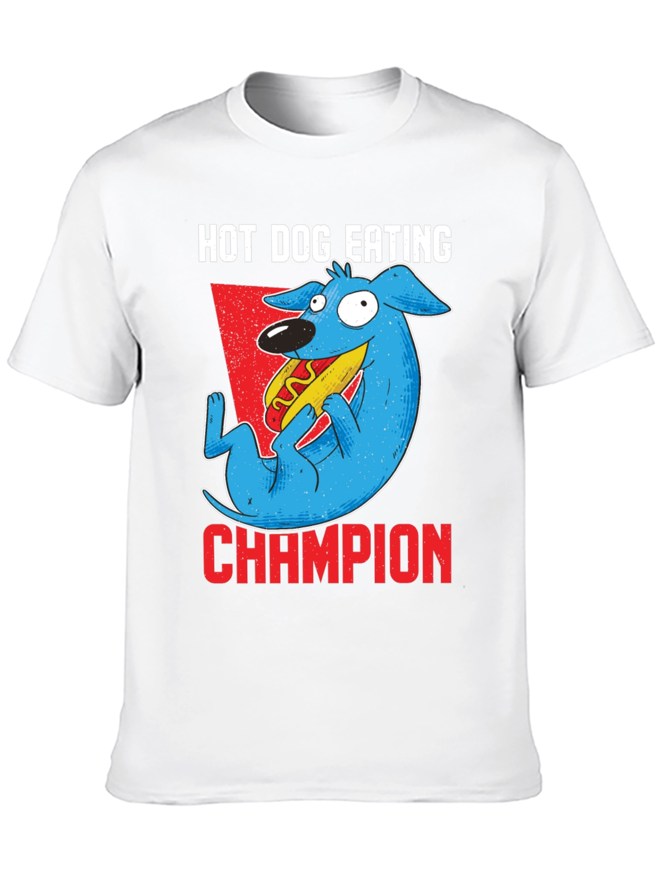 Hot Dog Eating Champion T-Shirt - Fun Graphic Tee