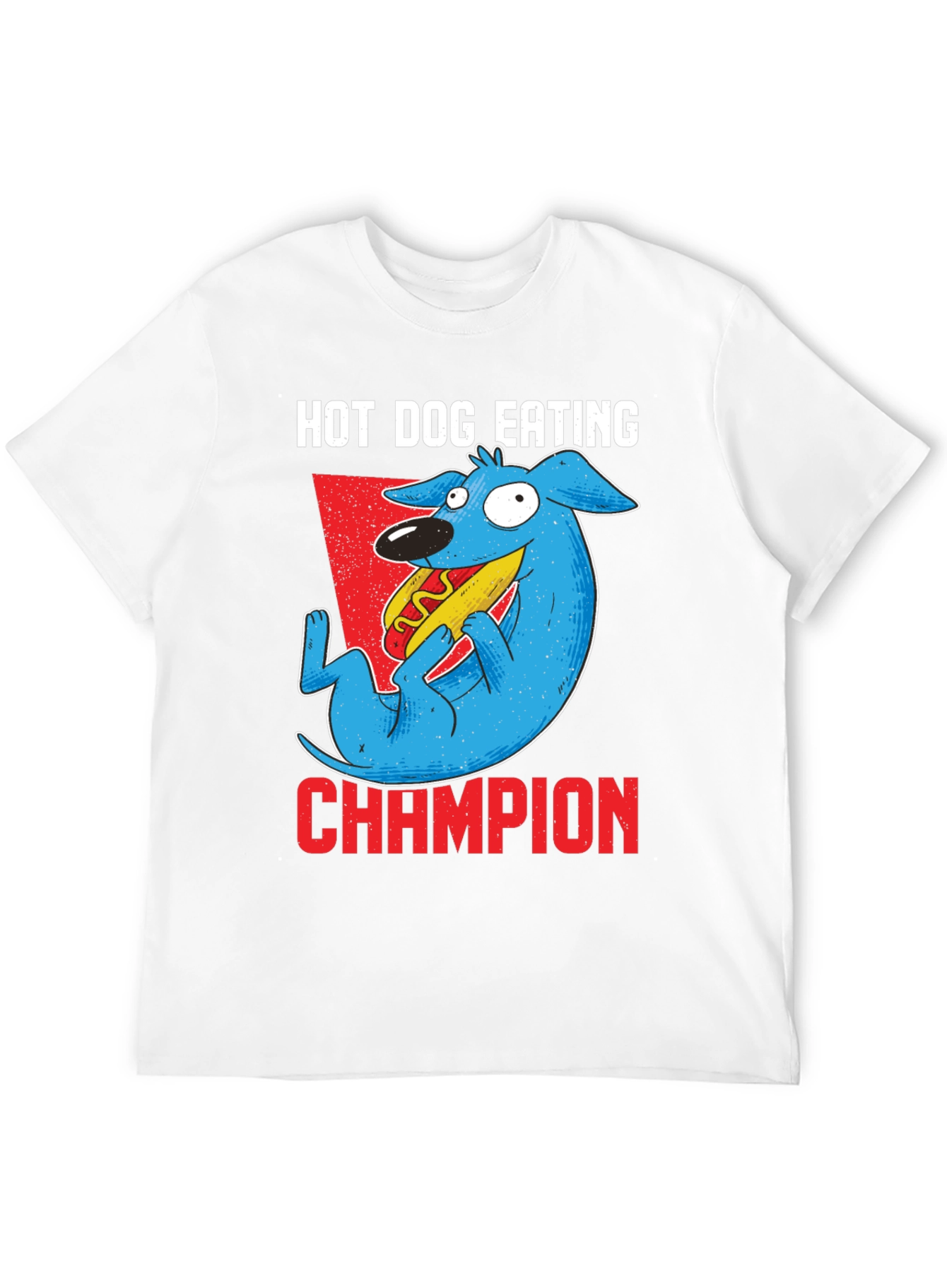 Hot Dog Eating Champion T-Shirt - Fun Graphic Tee
