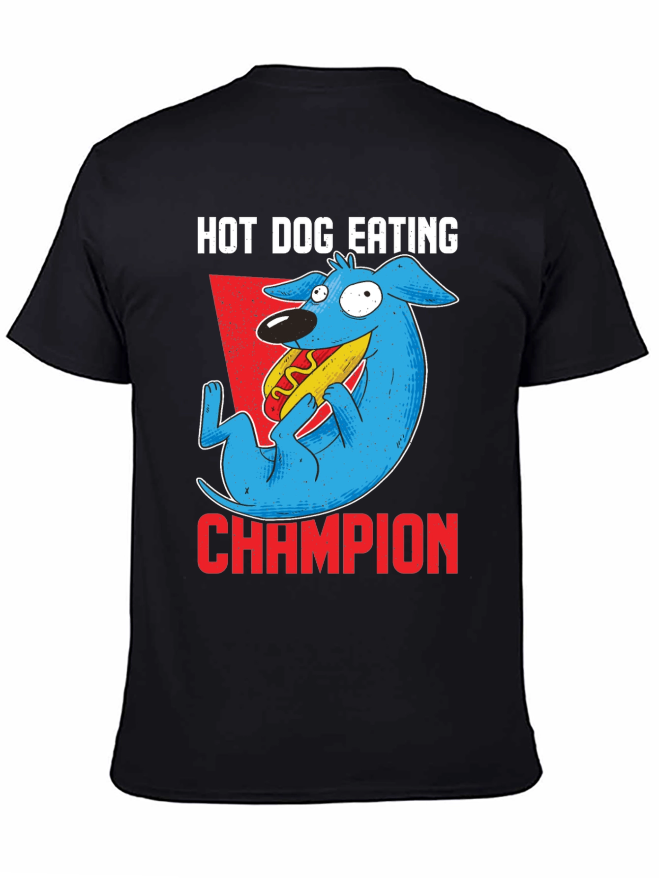 Hot Dog Eating Champion T-Shirt - Fun Graphic Tee