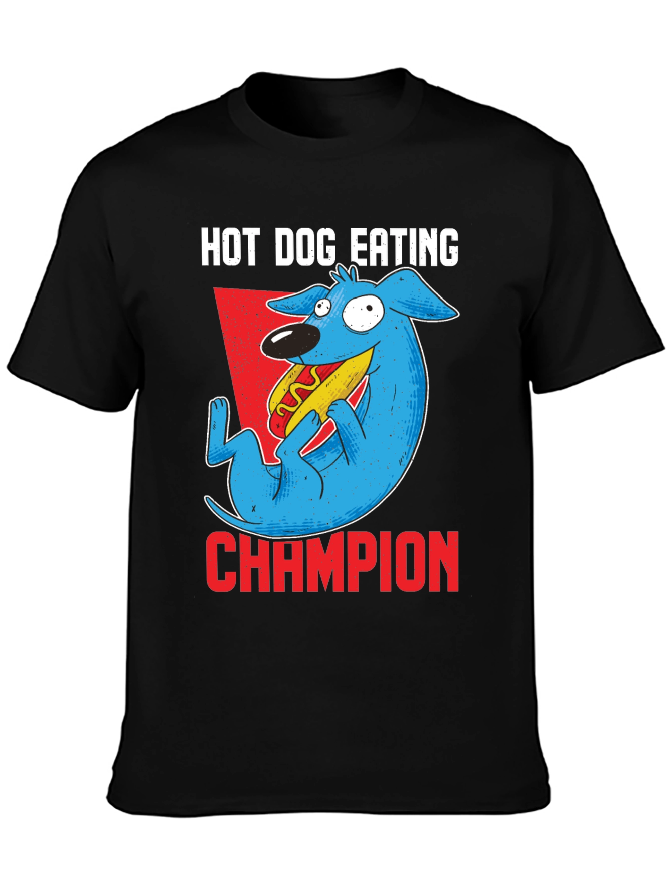 Hot Dog Eating Champion T-Shirt - Fun Graphic Tee
