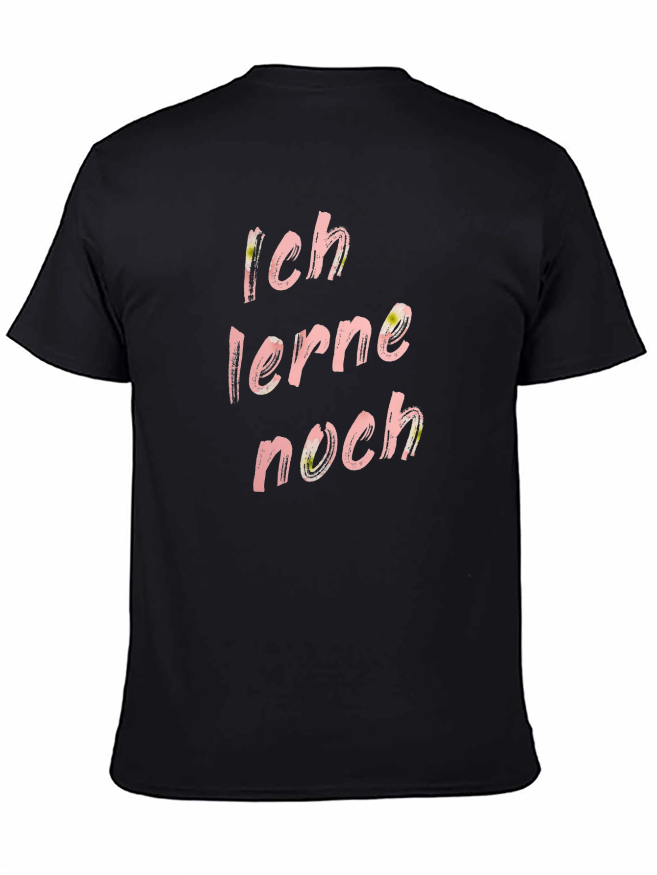 Ich Lerne Noch T-Shirt - Fun Floral Design
