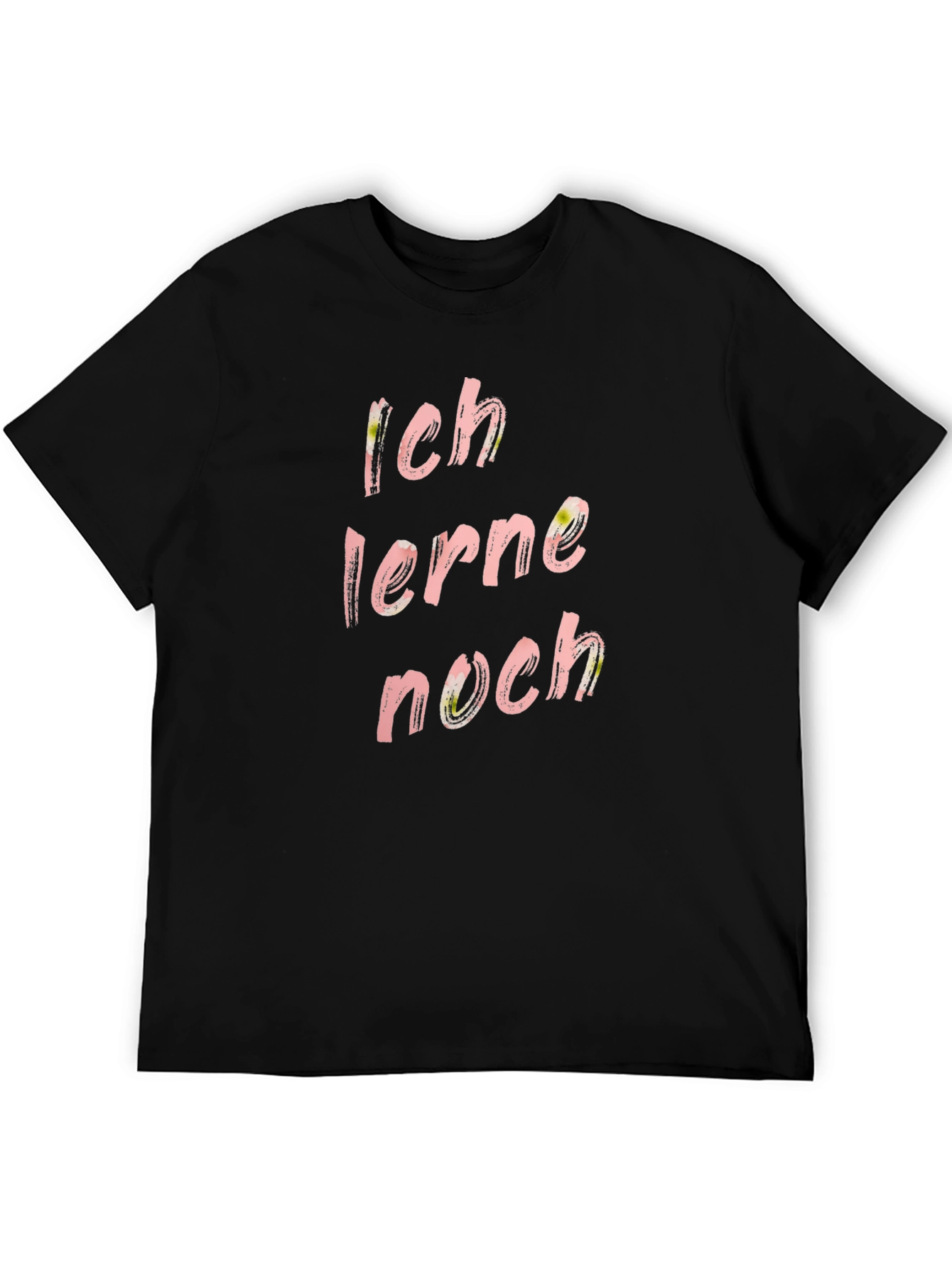 Ich Lerne Noch T-Shirt - Fun Floral Design