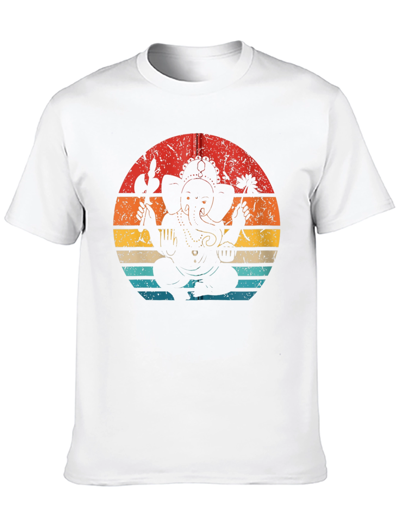 Ganesh Graphic Tee - Retro Style Black T-Shirt