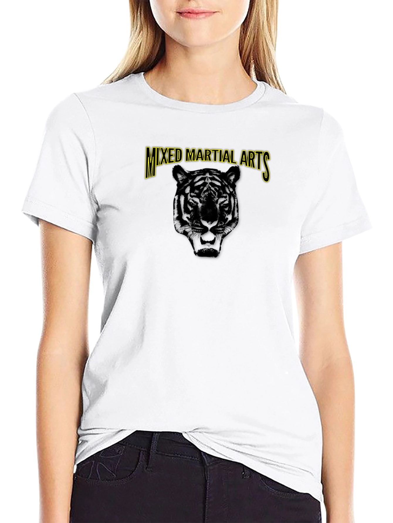 Mixed Martial Arts Tiger Graphic T-Shirt