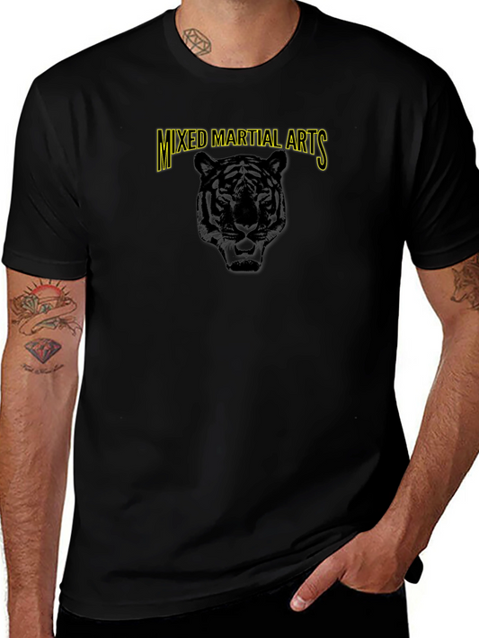 Mixed Martial Arts Tiger Graphic T-Shirt
