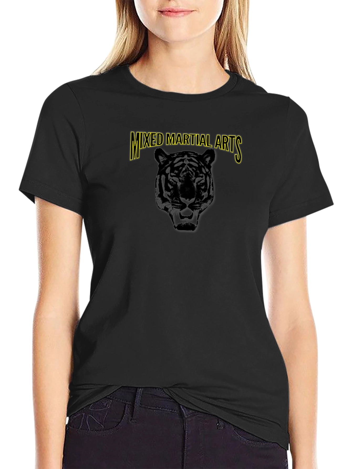 Mixed Martial Arts Tiger Graphic T-Shirt