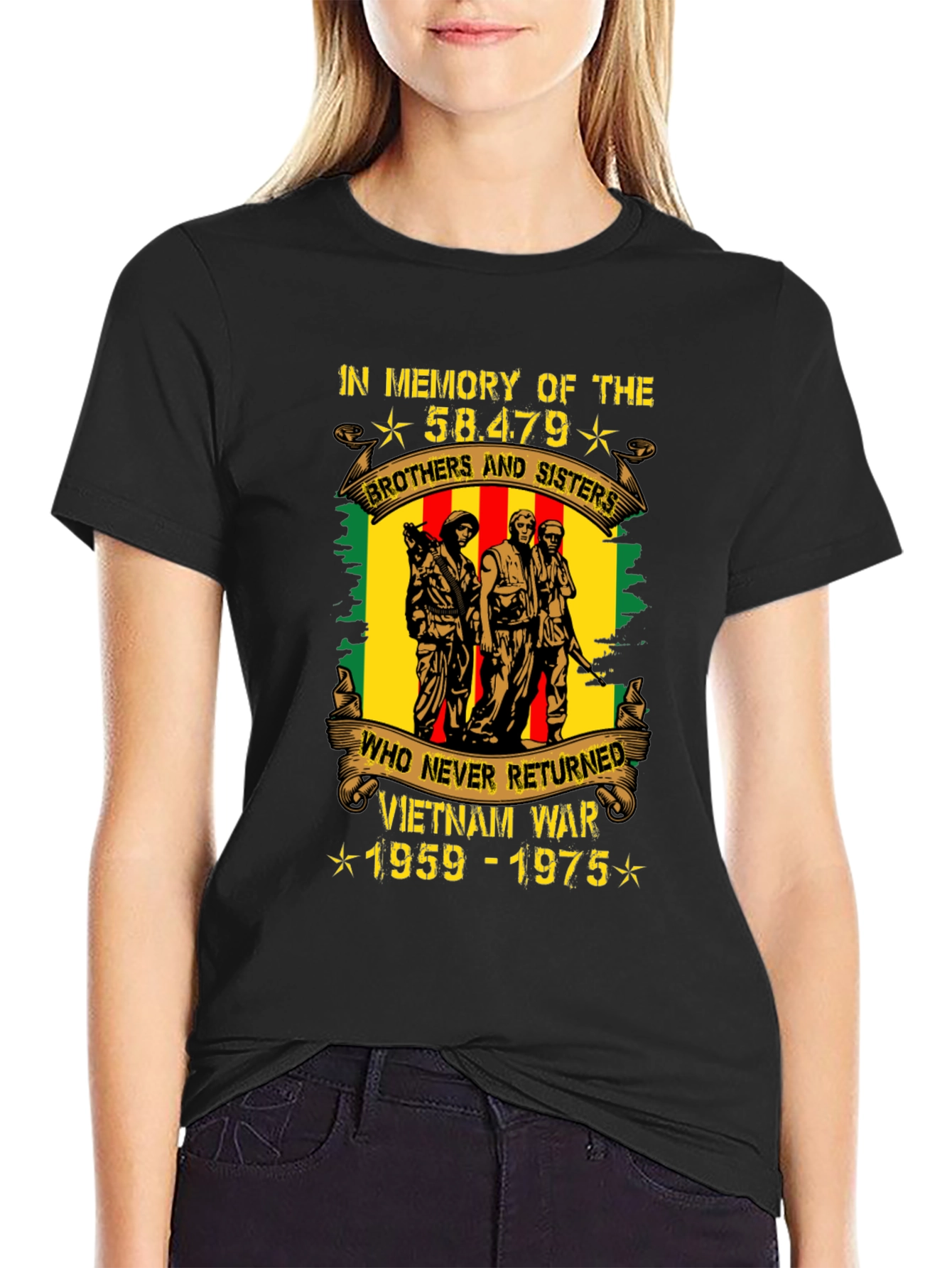 Vietnam War Memorial T-Shirt - Never Forget