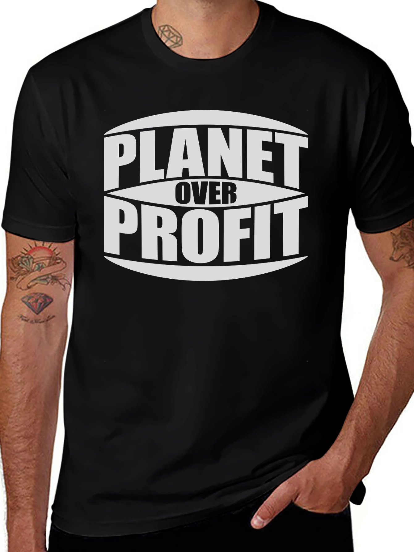 Planet Over Profit Graphic Tee