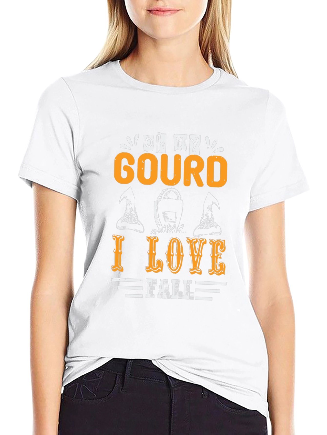 Oh My Gourd I Love Fall Graphic T-Shirt