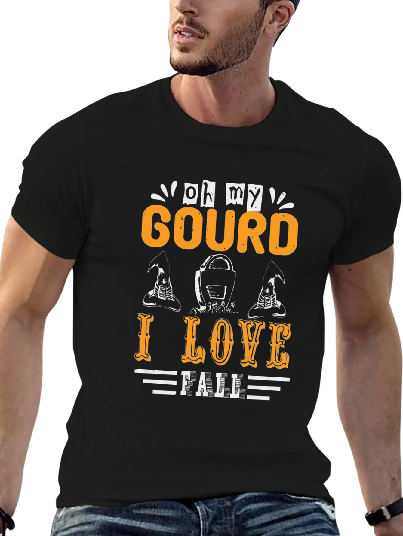 Oh My Gourd I Love Fall Graphic T-Shirt