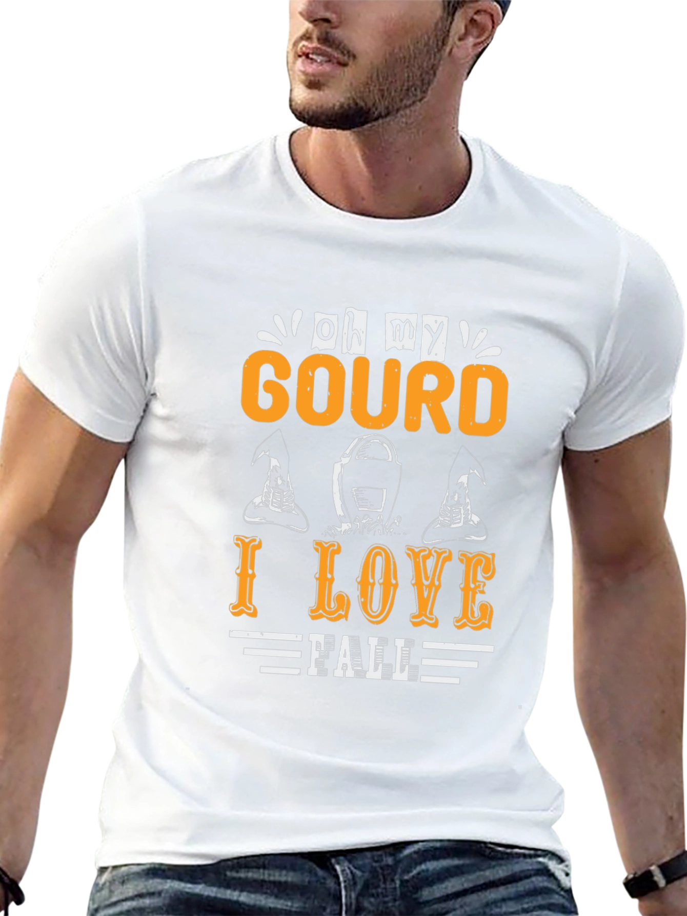 Oh My Gourd I Love Fall Graphic T-Shirt