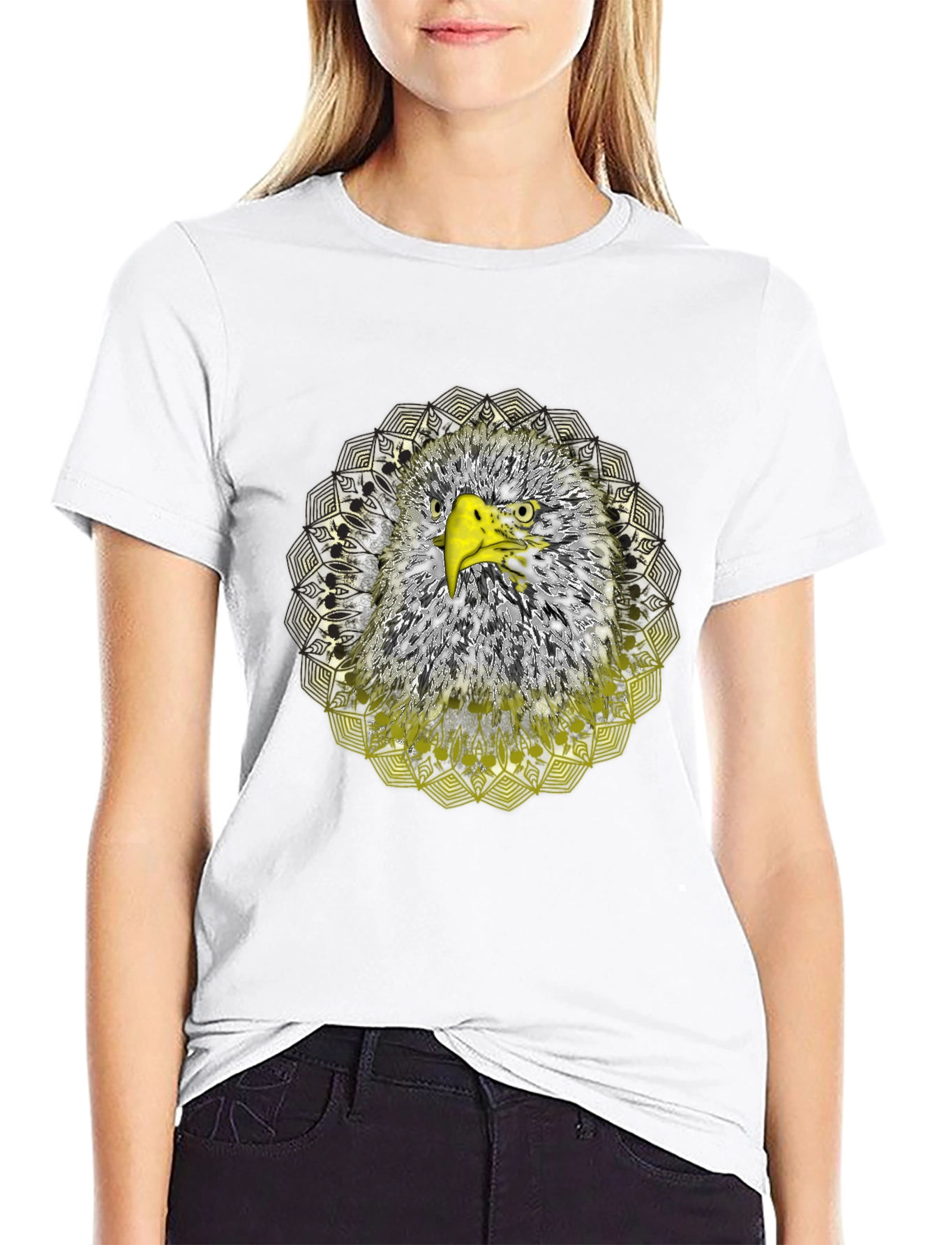 Eagle Graphic Tee - Mens Black T-Shirt