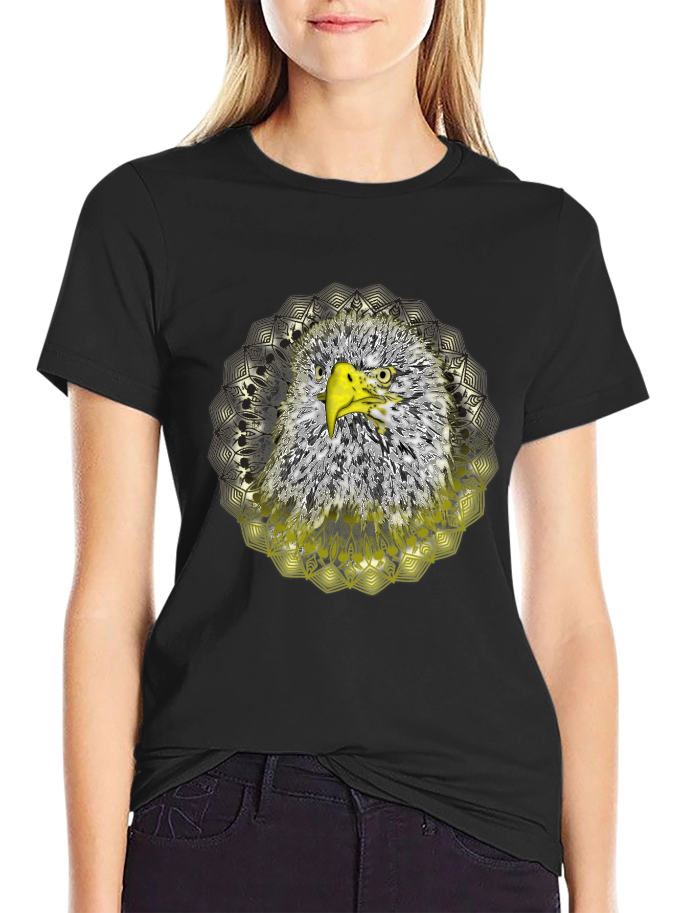 Eagle Graphic Tee - Mens Black T-Shirt
