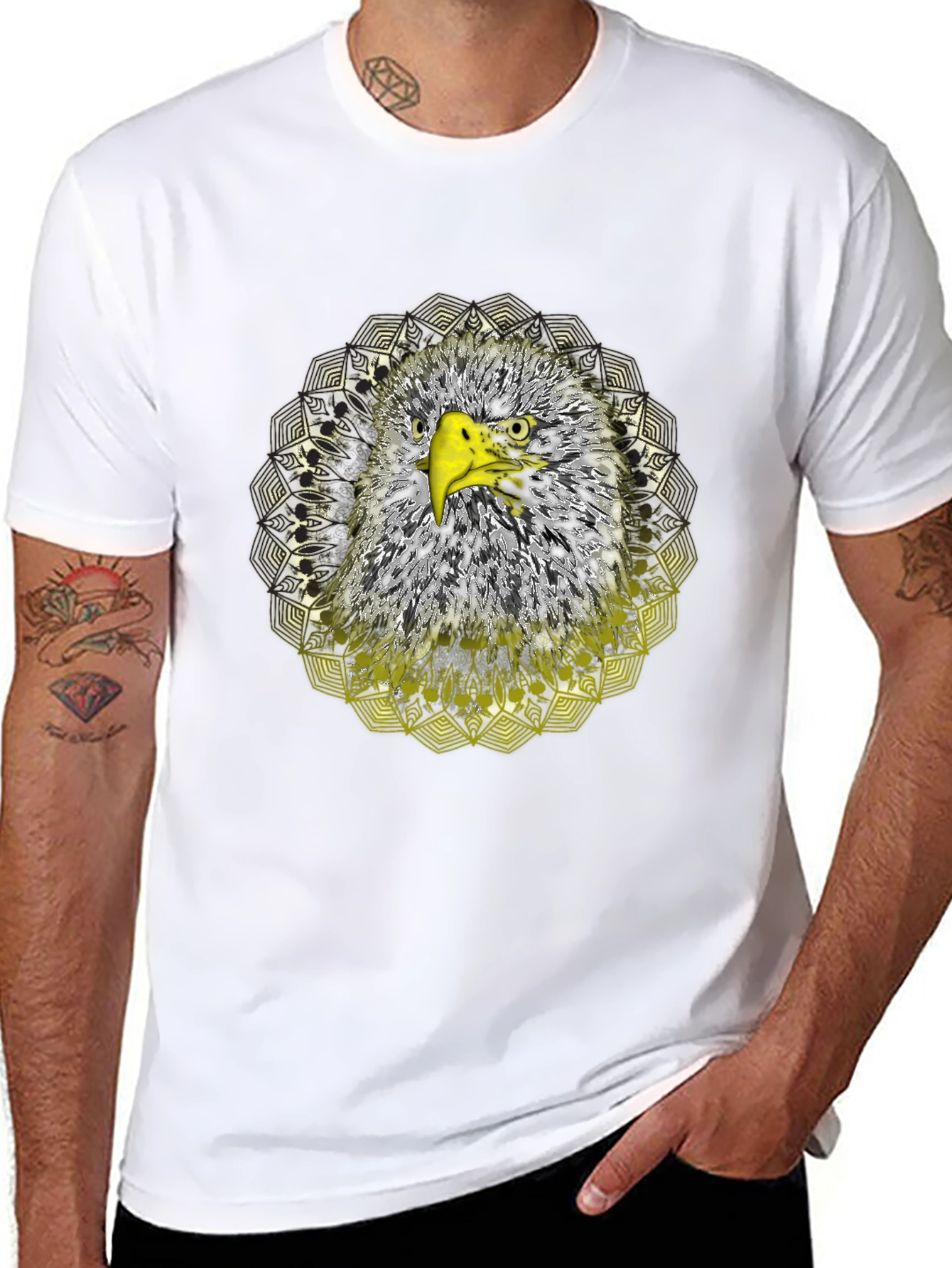 Eagle Graphic Tee - Mens Black T-Shirt