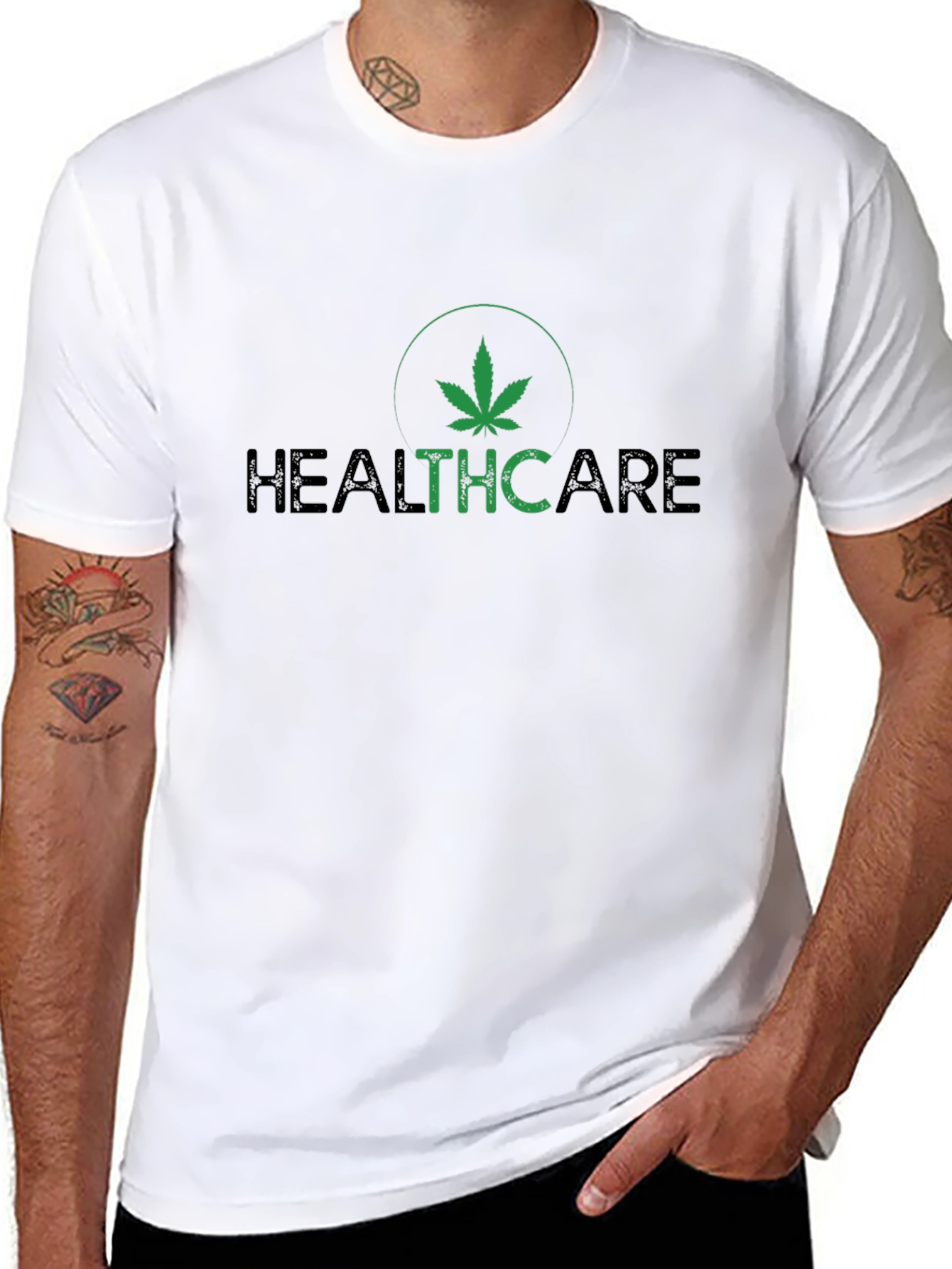 Healthcare Cannabis Graphic T-Shirt